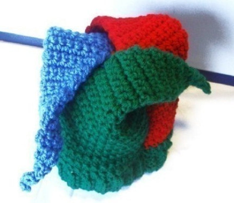 crochet jester hat