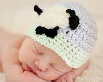 BC 006 Beanie with Sheep Applique