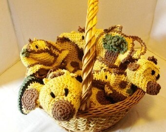 Jeanie the Giraffe Baby Shower Organic Cotton Gift Set to Crochet Patterns pdf425