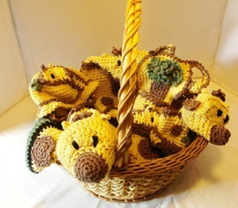 Jeanie the Giraffe Baby Shower Organic Cotton Gift Set to Crochet Patterns pdf425 image 1