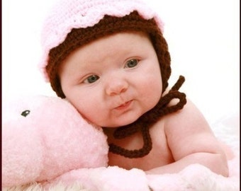 Infants to Adults Cupcake Hat Crochet Pattern PDF 219