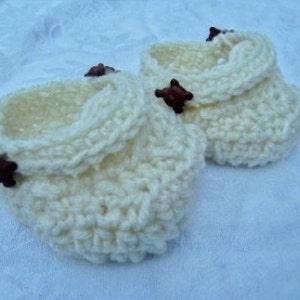 Mock Baby Sandal Booties PDF crochet pattern 287 instructional video included image 5