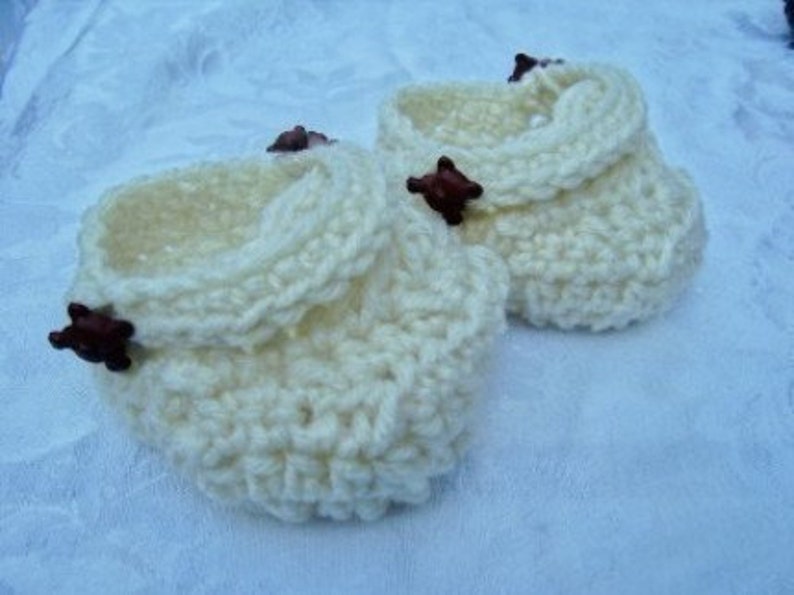 Mock Baby Sandal Booties PDF crochet pattern 287 instructional video included image 5