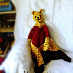 Bear Toy Blankie Crochet Pattern PDF 574 image 3