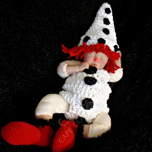 Clown Crochet Pattern pdf 623 Photo Prop image 2