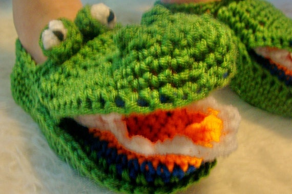 alligator slippers