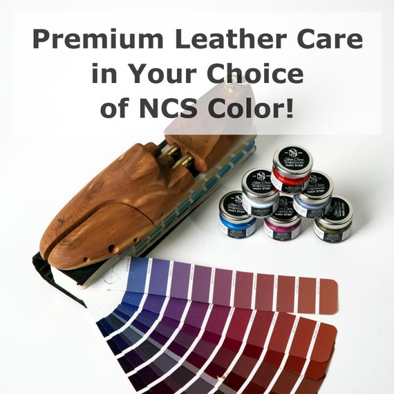 Custom Color Leather Care Products | NCS Palette Leather, Suede and Nubuck Restoration | Shoe & Bag Repair, Polish, Dye, Balm by MAVI STEP