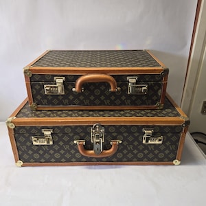 Reiskoffers set luxueuze voor autobagage of Trein reis . VR Diann van Canvas en leder Synthetisch zijde - Zustermerk van Louis Vuitton