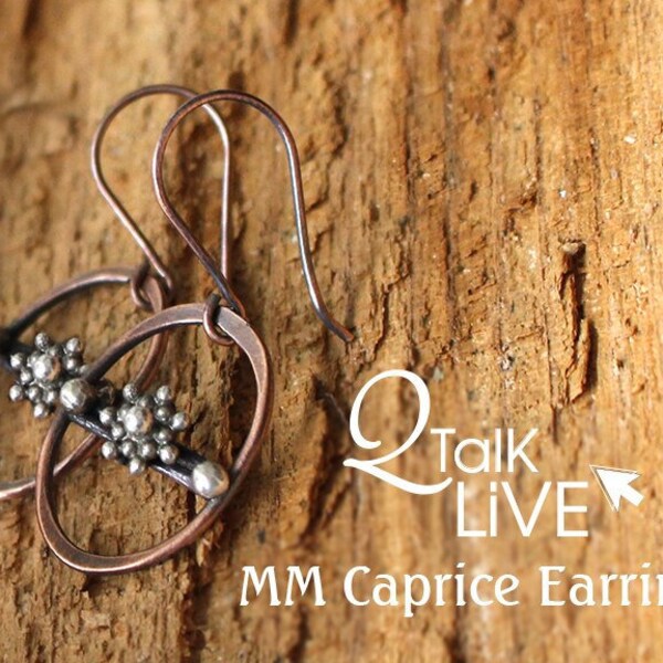 Caprice Earrings Instructions, Metalsmithing Tutorial Kieu Pham Gray - Metal Jewelry Making - Q Talk Live - The Urban Beader