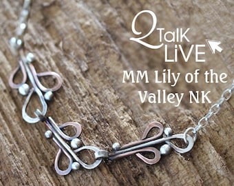 Lily of the Valley Necklace Instructions, Metalsmithing Tutorial Kieu Pham Gray - Metal Jewelry Making - Q Talk Live - The Urban Beader