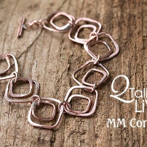 Cornered Bracelet Instructions, Metalsmithing Tutorial Kieu Pham Gray - Metal Jewelry Making - Q Talk Live - The Urban Beader