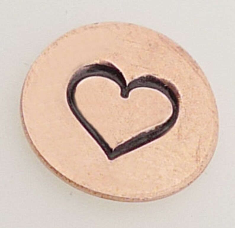 5mm Heart Metal Design Stamp Metal Jewelry Stamping Tool The Etsy