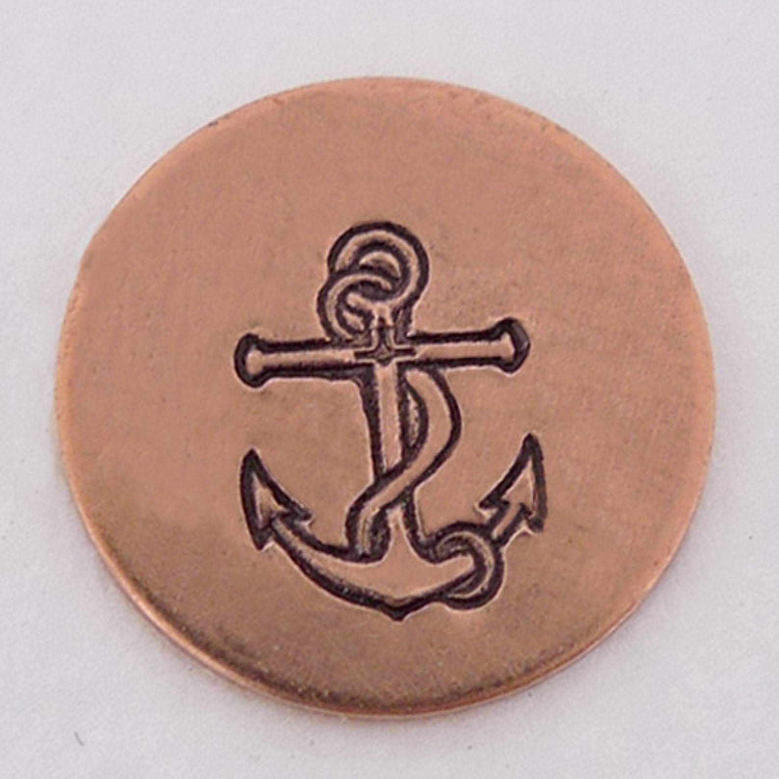 Anchor Metal Design Stamp 6mm Handstamping Metal Jewelry Etsy