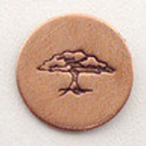 Metal Steel Stamps 6mm TREE OF LIFE Design Stamp Jewelry Stamping - The Urban Beader