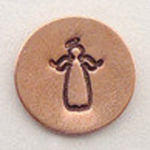 ANGEL Metal Design Stamp 6mm - Metal Jewelry Stamping Tool - The Urban Beader