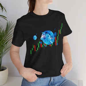 Lucky Trading Tee, Cryptocurrency T-shirt, Wall Street Shirt, Investment Clothing, Investor Day Trading Stock Market Trader T Shirt