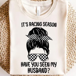 It&#39;s Racing Season PNG - Racing Wife Clipart - Checkered Flag Hair PNG - Race Car Sublimation PNG - Racing Digital Download