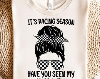 Racing Wife PNG: Checkered Flagge Haar Clip Art (Digitaler Download)
