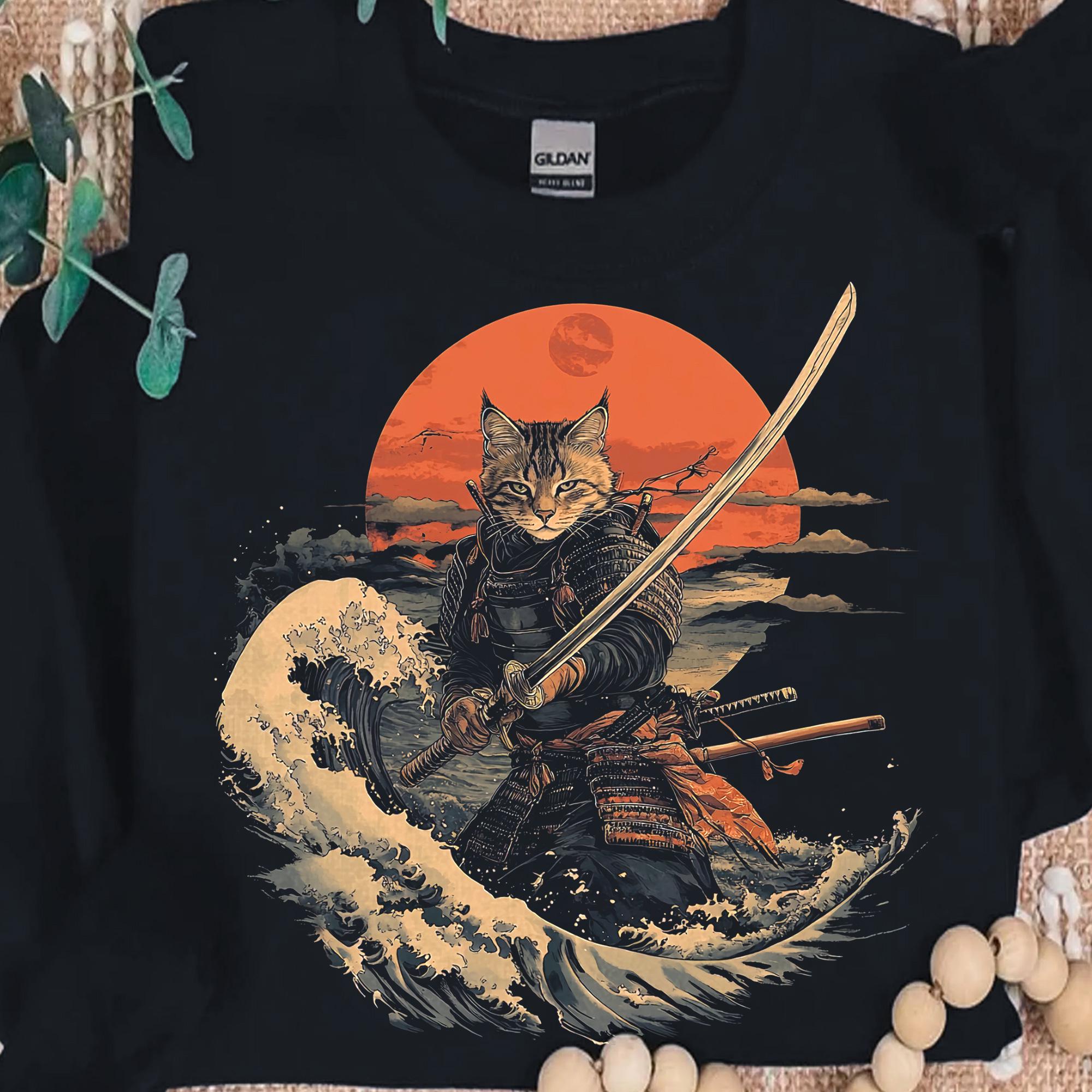 Camisa con estampado samurái México