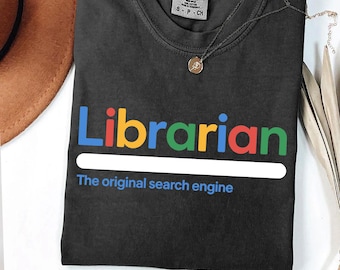 Librarian PNG: The Original Search Engine Design (Digital Download)