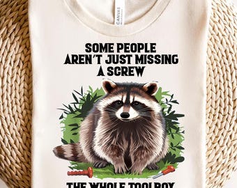 Funny Raccoon PNG: Sarcastic Trash Panda Digital Design