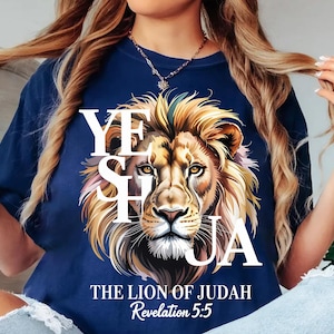 Yeshua Lion of Judah PNG, Christian Sublimation Design (Digital Download)