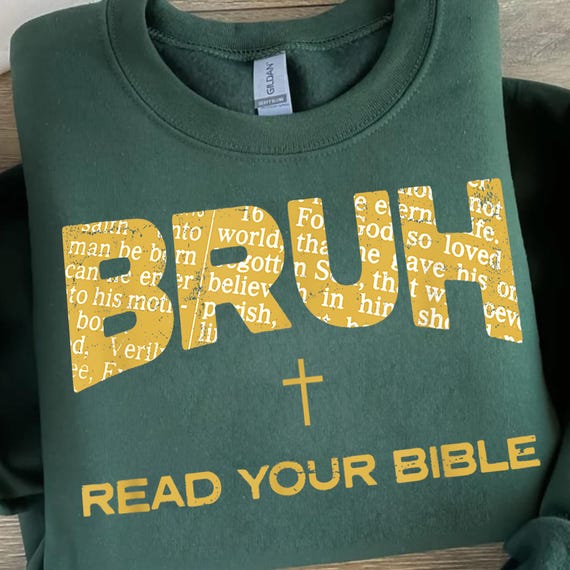 Bruh Read Your Bible PNG: Christian Digital Art (Digital Download)