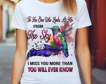 Hummingbird Memorial PNG | Remembrance Design (Digital Download)