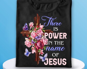 Floral Cross PNG: Christian Sublimation Design (Digital Download)