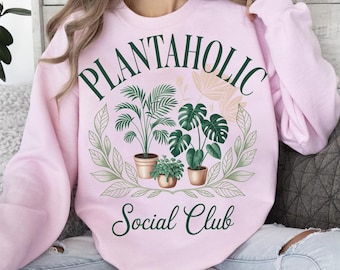 Plantaholic Social Club PNG - Pflanzenliebhaber Design (Digitaler Download)