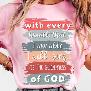 Inspirational Christian PNG - Goodness of God Digital Design for Sublimation, Faith-Based Crafts, T-Shirts, Mugs, and DIY Projects