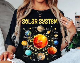Planetas do Sistema Solar PNG | Design Educacional da Galáxia (Download Digital)