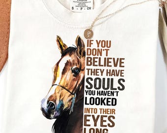 Horse Souls PNG: Realistic Illustration, Pet Memorial (Digital Download)