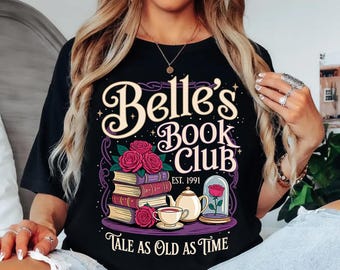Club de lectura de Bella PNG - Diseño de lectura de cuentos de hadas (Descarga digital)