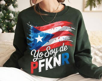Orgullo Puertorriqueño PNG: Boricua Yo Soy de PFKNR Diseño (Descarga Digital)
