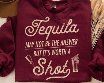 Lustiges Tequila PNG - TrinkHumor Shirt Design (Digitaler Download)