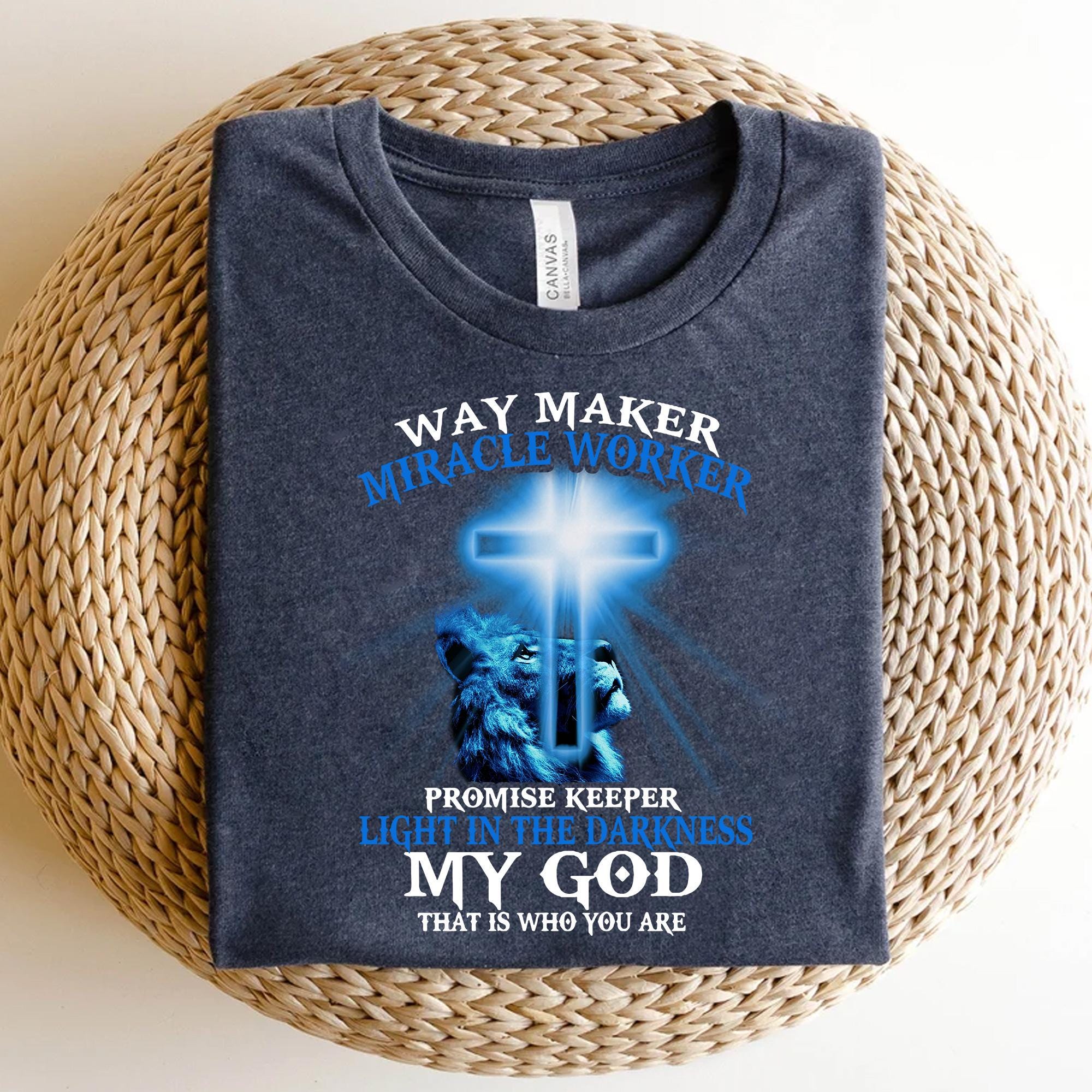 Way Maker Miracle Worker PNG - Faith-based Inspirational Design With ...