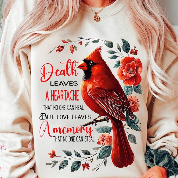 Cardinal Memorial PNG: Sympathy Quote Digital Art (Digital Download)