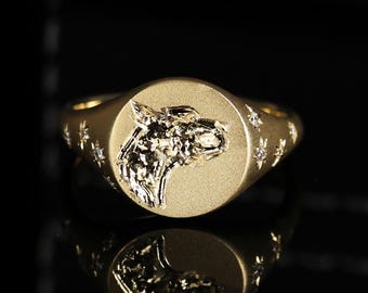 Handmade Engraving Ring, Unique Engagement Ring, 18k Solid Gold Ring, Statement Ring For Women, Daily Jewelry, Women Jewelry