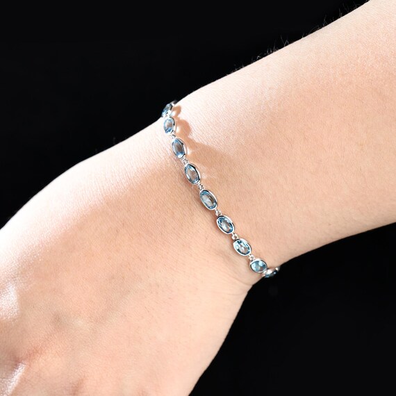 天然 スイスブルートパーズ ブレスレット レディース イエローゴールド 加工 天然石 11月 誕生石 お守り 誕生日プレゼント 女性 40代 50代 ブランド