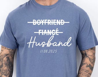 Comfort Colors® Funny Wedding Gift for Men, Funny Groom Gift, Wedding Day Apparel Groom, Just Married TShirt for Hubby, Groom Honeymoon Tee