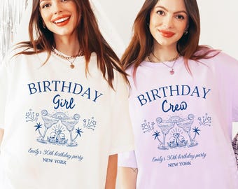 30th Birthday Shirt, Custom Matching Group Shirt, 30th Birthday Comfort Colors Shirt, Birthday Party Group Shirt, Personalized Birthday Crew
