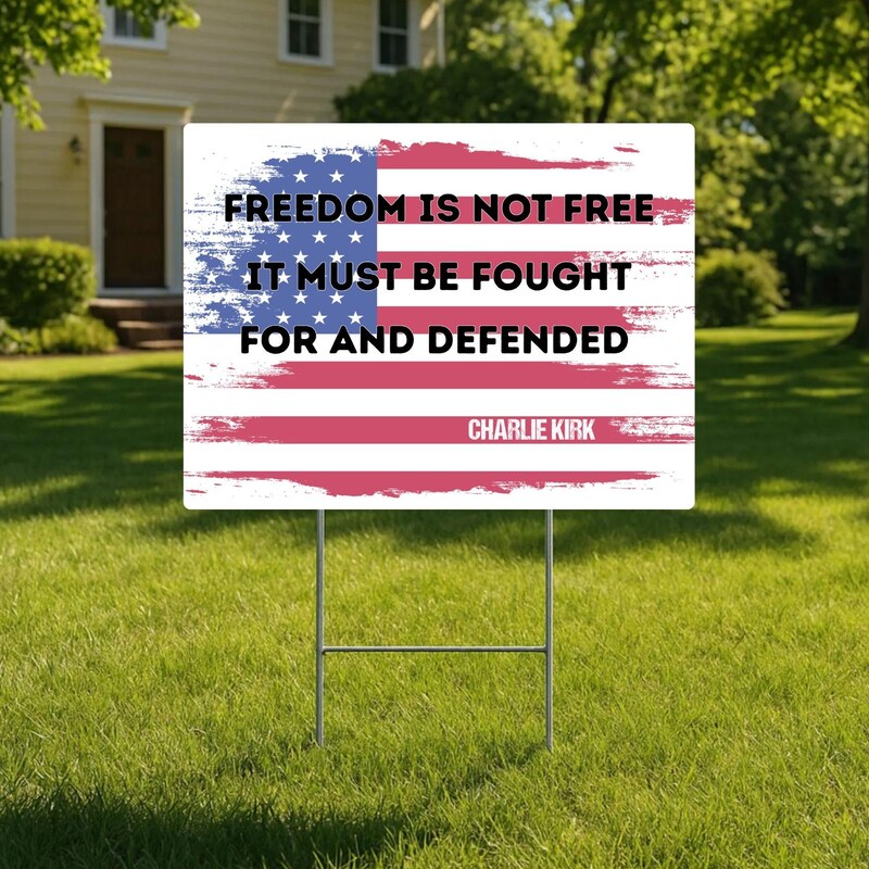 Free Speech Yard Sign - Etsy