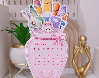 2027 Teacher Desk Calendar Template/Printable/PDF