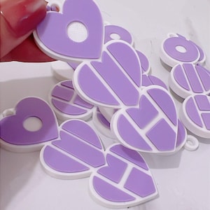 BTS Keychain STL File | 3D Printable Keychain | Kpop Fan Gift | Instant Download | Small Business Friendly Design