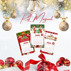 Julkalender med magnet