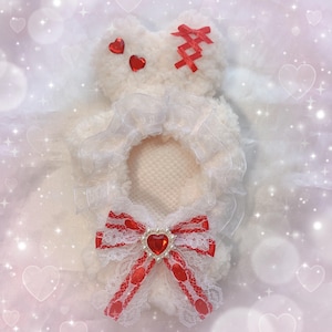 conejo rojo volante / nui-fuku japonés / para Chibigurumi Nui Plush Dool / Hecho a mano en Japón / Disponible para ordenar