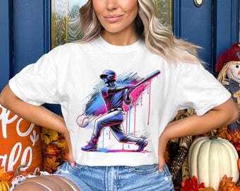 Baseball Mom Ice Cream Drip Design: Baseball SVG & PNG (Digital Download)