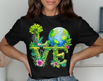 Love Earth PNG SVG: Retro Planet Clipart (Digital Download)