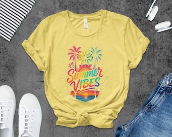 Sunshine Beach Life PNG Bundle: Retro Summer Designs (Digital Download
